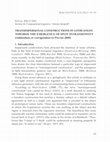 Research paper thumbnail of Transimpersonal constructions in Lithuanian: towards the emergence of Split Intransitivity