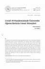 Research paper thumbnail of COVID-19 Pandemi̇si̇nde Üni̇versi̇te Öğrenci̇leri̇ni̇n Umut Düzeyleri̇