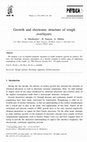 Research paper thumbnail of Growth and electronic structure of rough overlayers