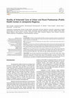 Research paper thumbnail of Quality of Antenatal Care at Urban and Rural Puskesmas (Public Health Center) in Jeneponto Regency