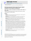 Research paper thumbnail of Participant-generated Cochlear Implant Programs