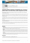 Research paper thumbnail of Assessing patients’ experience of integrated care: a survey of patient views in the North West London Integrated Care Pilot