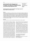 Research paper thumbnail of Achieving provider engagement: providers' perceptions of implementing and delivering integrated care