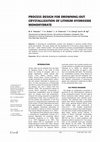 Research paper thumbnail of Process Design for Drowning-Out Crystallization of Lithium Hydroxide Monohydrate