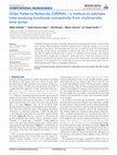 Research paper thumbnail of Order Patterns Networks (ORPAN)—a method to estimate time-evolving functional connectivity from multivariate time series