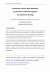 Research paper thumbnail of Oculomotor control, brain potentials, and timelines of word recognition during natural reading