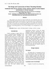 Research paper thumbnail of The design and construction of maize threshing machine