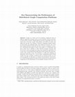 Research paper thumbnail of On Characterizing the Performance of Distributed Graph Computation Platforms