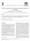 Research paper thumbnail of Are the stored currents in an electron storage ring classical or non-classical?