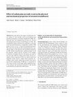 Research paper thumbnail of Effect of radiata pine juvenile wood on the physical and mechanical properties of oriented strandboard