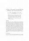 Research paper thumbnail of A Study of Two-inputs Scanning Methods to Enhance the Communication Rate