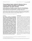 Research paper thumbnail of Transcriptional gene network inference from a massive dataset elucidates transcriptome organization and gene function