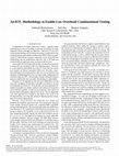 Research paper thumbnail of An RTL methodology to enable low overhead combinational testing