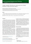 Research paper thumbnail of Caloplaca subpallida (Teloschistaceae), a lichen species new to Poland: distribution, ecology and taxonomic affinities