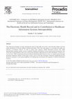 Research paper thumbnail of The Electronic Health Record and its Contribution to Healthcare Information Systems Interoperability