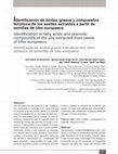 Research paper thumbnail of Identificación de ácidos grasos y compuestos fenólicos de los aceites extraídos a partir de semillas de Ulex europaeus