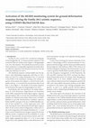 Research paper thumbnail of Activation of the SIGRIS monitoring system for ground deformation mapping during the Emilia 2012 seismic sequence, using COSMO-SkyMed InSAR data