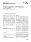 Research paper thumbnail of Optimization of pretreatments and process parameters for sorghum popping in microwave oven using response surface methodology