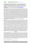 Research paper thumbnail of Sayma İlkeleri Testi'nin Geçerlik ve Güvenirlik Çalışması