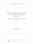 Research paper thumbnail of Política y creación literaria en la prensa de Chiapas (1910-1912)