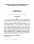 Research paper thumbnail of Endogenous Effort and Intersectoral Labour Transfers Under Industrialization