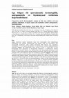 Research paper thumbnail of Ege bölgesi elit sporcularında dermatoglifik, antropometrik ve biyokimyasal verilerinin değerlendirilmesi