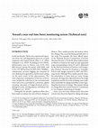 Research paper thumbnail of Toward a near-real time forest monitoring system [Technical note]