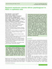 Research paper thumbnail of Bacterial membrane vesicles deliver peptidoglycan to NOD1 in epithelial cells