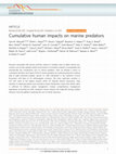 Research paper thumbnail of Cumulative human impacts on marine predators