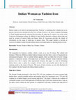 Research paper thumbnail of Indian Woman as Fashion Icon