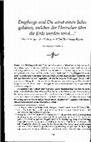 Research paper thumbnail of "Empfange und Du wirst einen Sohn gebären, welcher der Herrscher über die Erde werden wird..." Vorstellungen über Geburt und Tod Tschinggis Khans