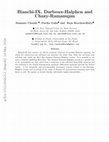 Research paper thumbnail of Bianchi-IX, Darboux-Halphen and Chazy-Ramanujan