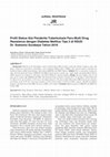 Research paper thumbnail of Profil Status Gizi Penderita Tuberkulosis Paru-Multi Drug Resistance dengan Diabetes Mellitus Tipe 2 di RSUD Dr. Soetomo Surabaya Tahun 2016