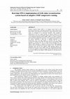 Research paper thumbnail of Real time FPGA implemnation of SAR radar reconstruction system based on adaptive OMP compressive sensing