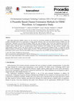 Research paper thumbnail of A Preamble Based Channel Estimation Methods for FBMC Waveform: A Comparative Study