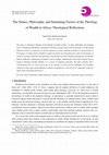 Research paper thumbnail of The Nature, Philosophy, and Sustaining Factors of the Theology of Wealth in Africa: Theological Reflections