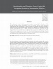 Research paper thumbnail of Identification and Adaptive Fuzzy Control for Navigation Systems of Autonomus Vehicles