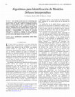 Research paper thumbnail of Data-Driven Identification Algorithms for Automatic Determination of Interpretable Fuzzy Models