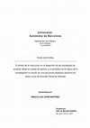 Research paper thumbnail of El Efecto de la instrucción en el desarrollo de las estrategias de cortesía verbal en cartas de opinión a un periódico en el marco de la investigación en acción de una secuencia didáctica