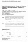 Research paper thumbnail of Approximation simultanée de réels par des nombres rationnels et noyau de collision de l'équation de Boltzmann