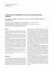 Research paper thumbnail of Assessment of the relationship between age and continuous intracranial compliance