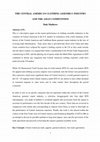 Research paper thumbnail of The Central American Clothing Assembly Industry and the Asian Competition