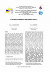 Research paper thumbnail of Electricity markets and energy policy