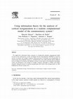 Research paper thumbnail of Using information theory for the analysis of cortical reorganization in a realistic computational model of the somatosensory system