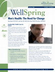 Research paper thumbnail of Men's health: The need for change