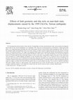 Research paper thumbnail of Effects of fault geometry and slip style on near-fault static displacements caused by the 1999 Chi-Chi, Taiwan earthquake