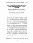 Research paper thumbnail of Effect Of Rhizopus Oryzae Fermentation On Kenaf-Based Polylactic Acid's Monomer