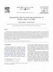 Research paper thumbnail of Experimental study for increasing productivity of Boletus edulis s.l. in Italy