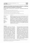 Research paper thumbnail of Application of lactobionic acid and nonionic surfactants as solubilizing agents for parenteral formulation of clarithromycin