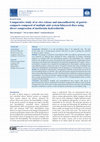 Research paper thumbnail of Comparative study of in vitro release and mucoadhesivity of gastric compacts composed of multiple unit system/bilayered discs using direct compression of metformin hydrochloride